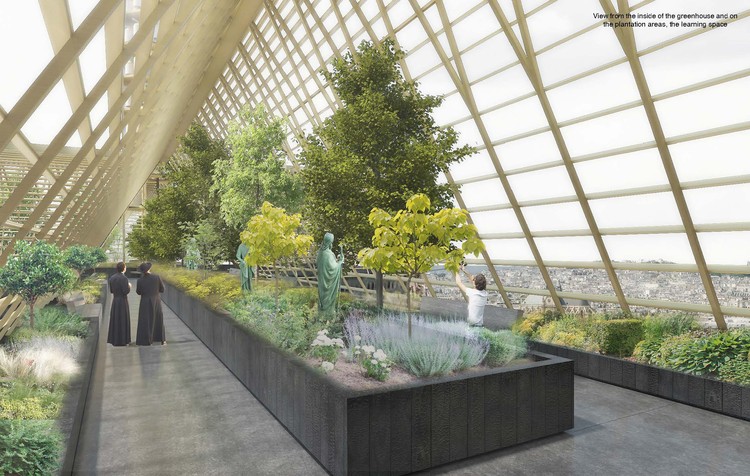 Studio NAB Designs a Greenhouse Roof for Notre-Dame - Image 2 of 3
