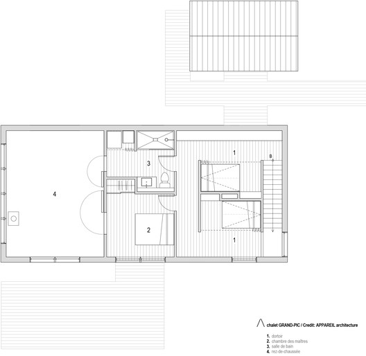 Chalé Grand-Pic / APPAREIL architecture Chalé Grand-Pic / APPAREIL architecture - Imagem 13 de 13
