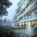 MUDA-Architects Designs Flowing Art Hotel in Sichuan Inspired by Musical Love Story - Image 4 of 4