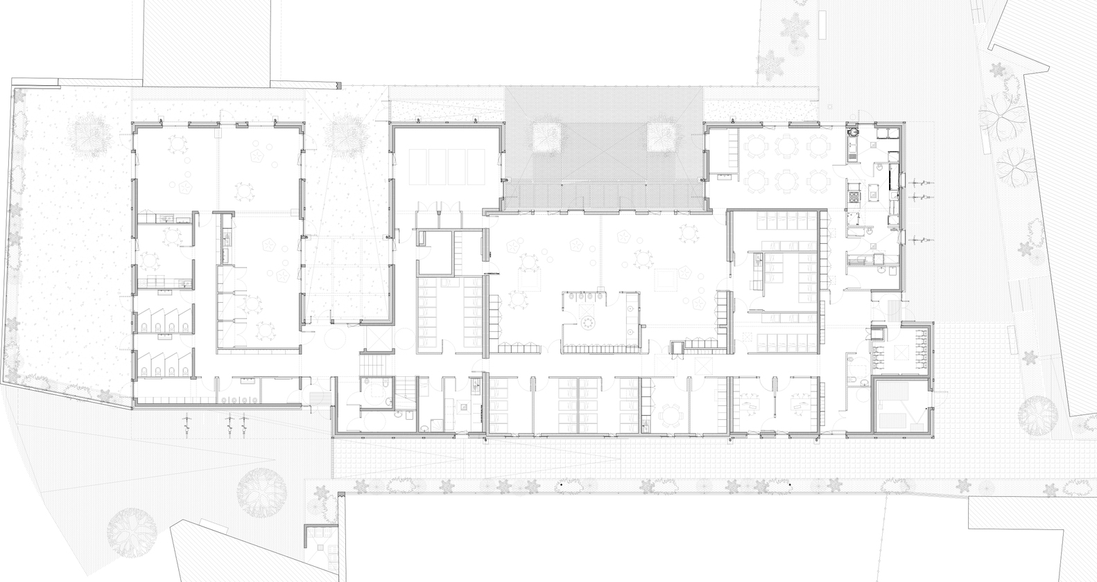 plan de maison en y