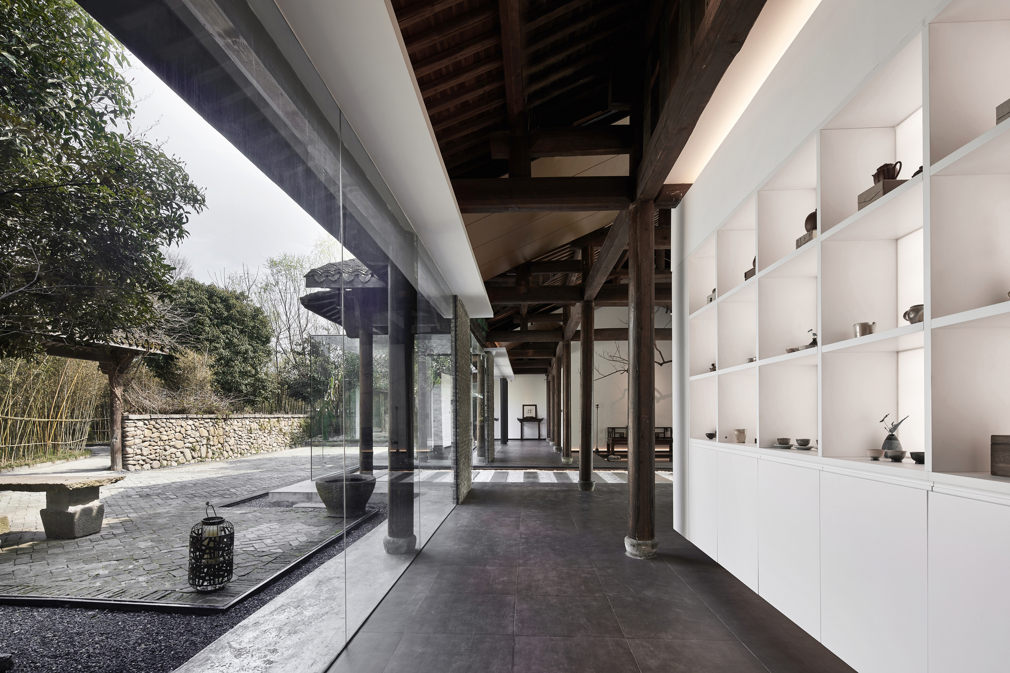 画廊 无界西溪茶室 / 杭州时上建筑空间设计 - 16