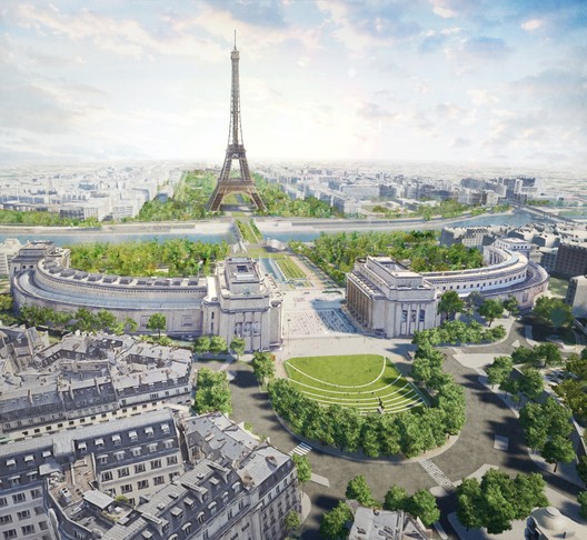 Gustafson Porter + Bowman Wins Competition to Redesign Eiffel Tower Site - Image 7 of 7