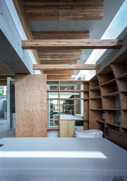 House in Kobe North / FujiwaraMuro Architects - Wood, Shelving, Beam