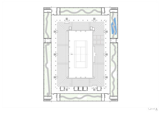 Simonne-Mathieu Tennis Court at Roland Garros / Marc Mimram - Image 18 of 23