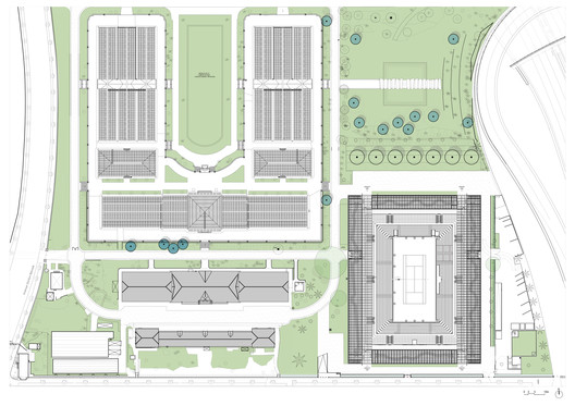 Simonne-Mathieu Tennis Court at Roland Garros / Marc Mimram - Image 22 of 23