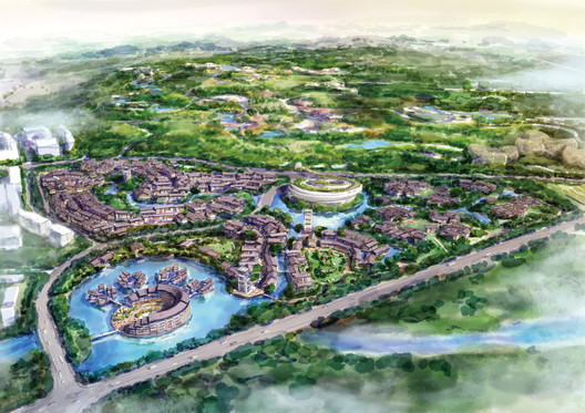 "Panda Capital" Master Plan Competition: Shanghai Tianhua + Chapman Taylor + MARSIA Architects Reveal Shortlisted Proposal "Panda Capital" Master Plan Competition: Shanghai Tianhua + Chapman Taylor + MARSIA Architects Reveal Shortlisted Proposal - Image 6 of 12