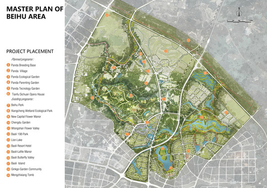 "Panda Capital" Master Plan Competition: Shanghai Tianhua + Chapman Taylor + MARSIA Architects Reveal Shortlisted Proposal "Panda Capital" Master Plan Competition: Shanghai Tianhua + Chapman Taylor + MARSIA Architects Reveal Shortlisted Proposal - Image 10 of 12