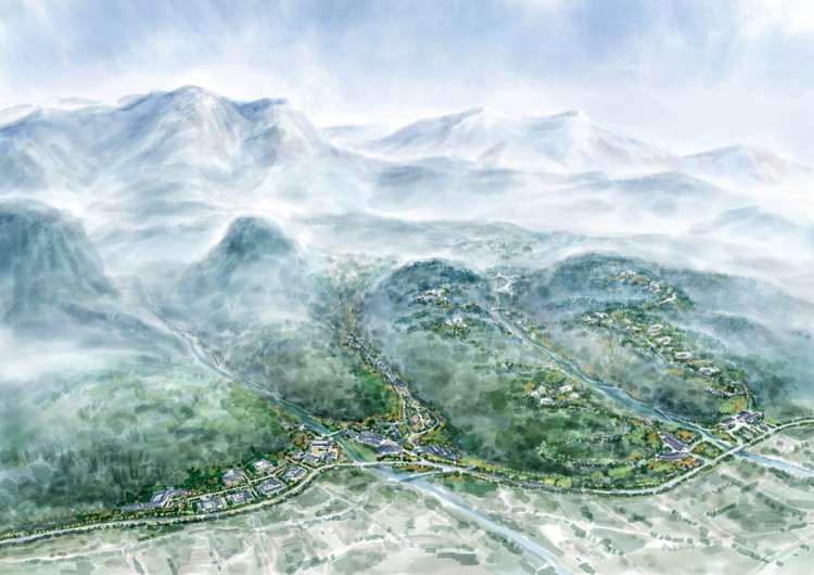"Panda Capital" Master Plan Competition: Shanghai Tianhua + Chapman Taylor + MARSIA Architects Reveal Shortlisted Proposal - Image 4 of 12