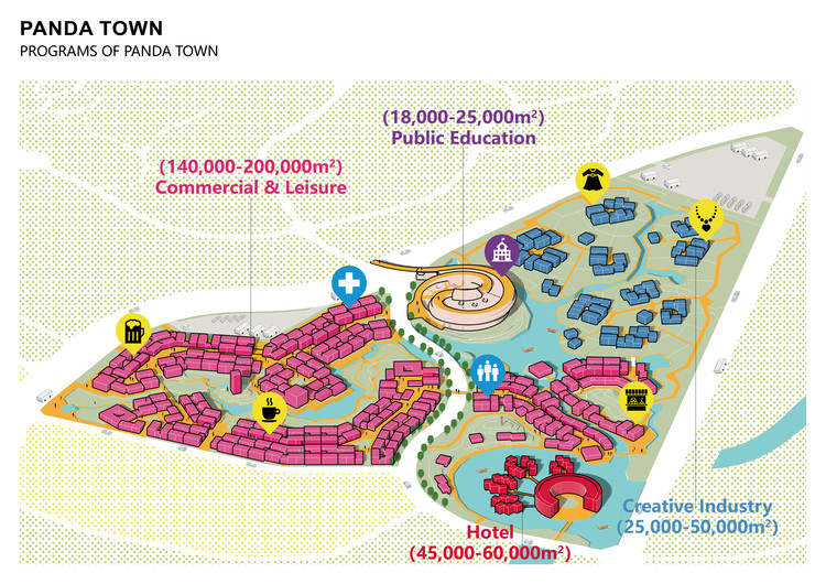 "Panda Capital" Master Plan Competition: Shanghai Tianhua + Chapman Taylor + MARSIA Architects Reveal Shortlisted Proposal - Image 9 of 12