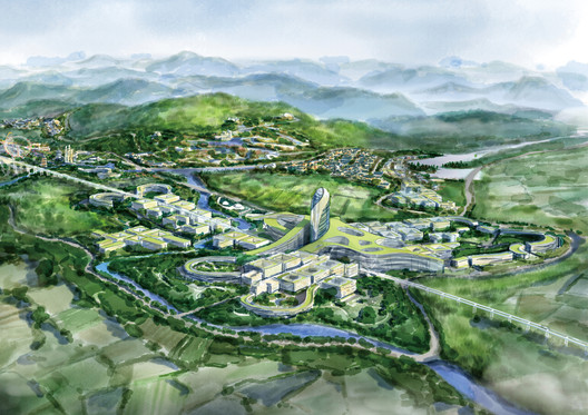 "Panda Capital" Master Plan Competition: Shanghai Tianhua + Chapman Taylor + MARSIA Architects Reveal Shortlisted Proposal "Panda Capital" Master Plan Competition: Shanghai Tianhua + Chapman Taylor + MARSIA Architects Reveal Shortlisted Proposal - Image 3 of 12