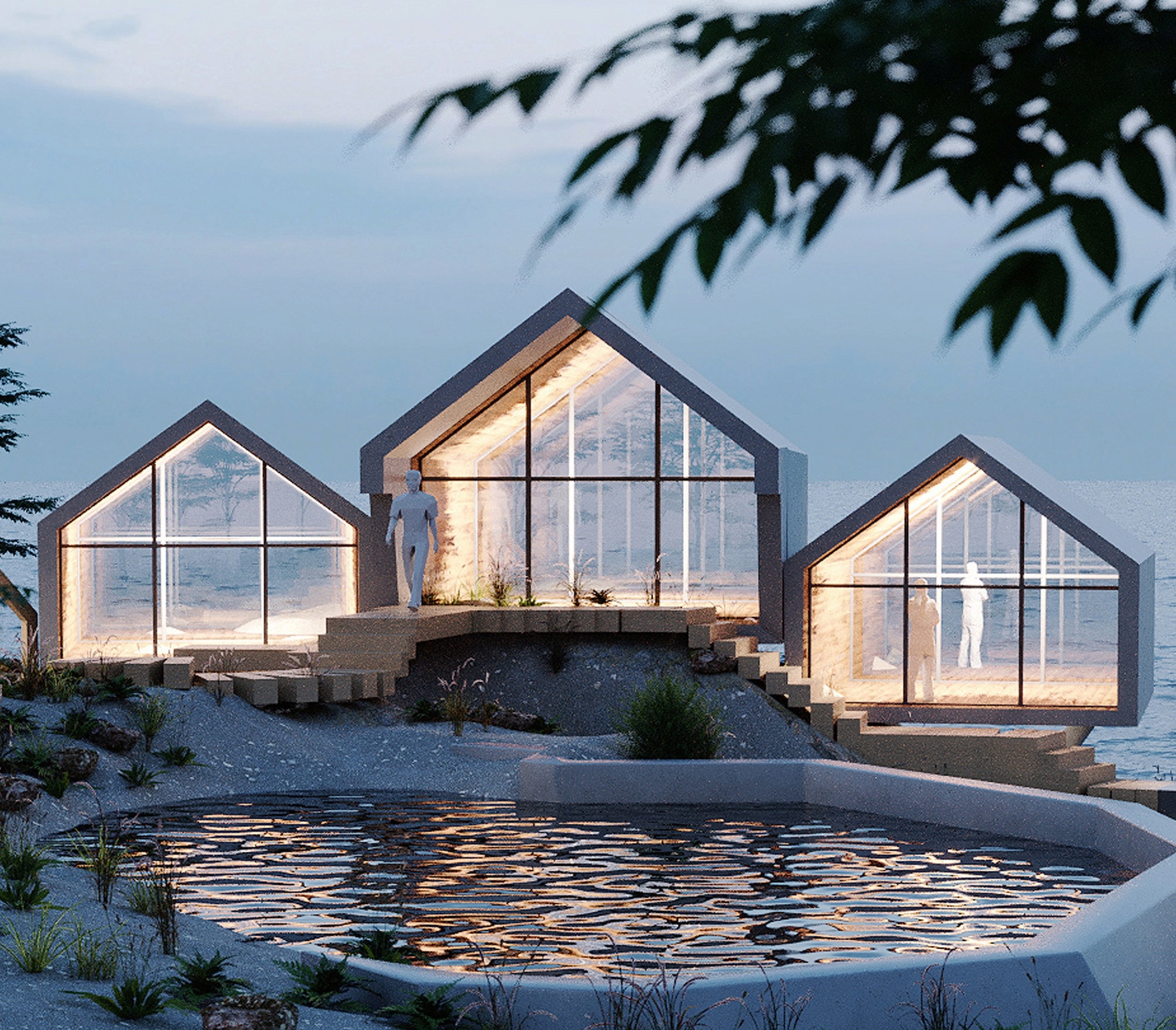 Gallery of Jendretzki Proposes OffGrid Eco Retreat for New York's Rat