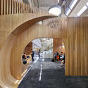 Carnegie Mellon University Sorrells Library Renovation / GBBN - Interior Photography, Educational Interiors, Stairs, Beam, Arch