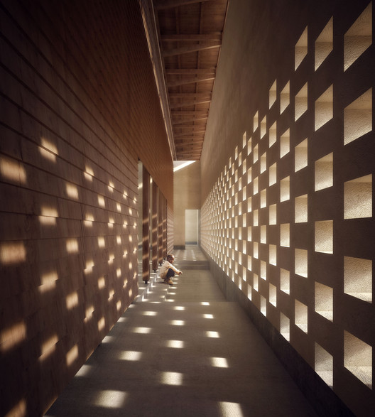 Chinese Team Wins "Peace Pavilion" International Competition, Finding Serenity Between the City and the River - Image 2 of 8