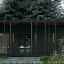 ARCHSLON 设计一座黑色别墅，在莫斯科外的森林里建造 - Image 2 of 4