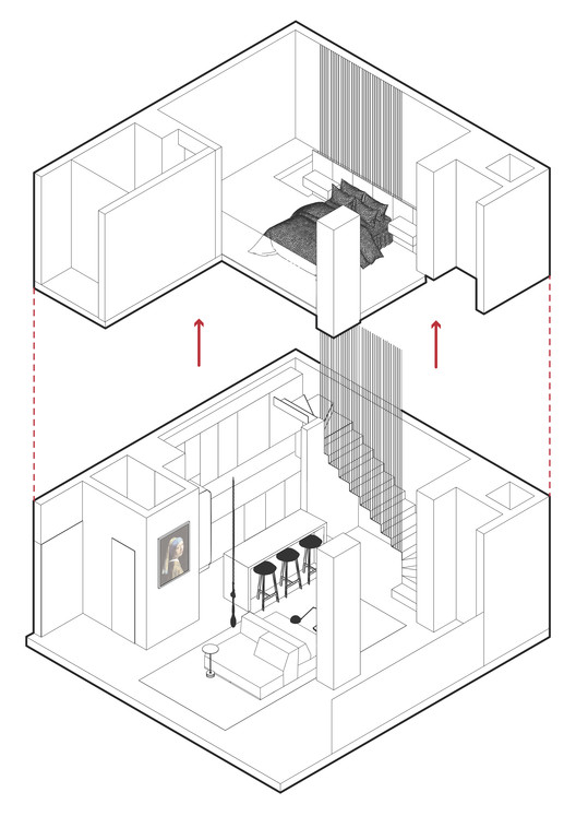 Batel Loft / Giuliano Marchiorato Arquitetos Batel Loft / Giuliano Marchiorato Arquitetos - Image 12 of 16