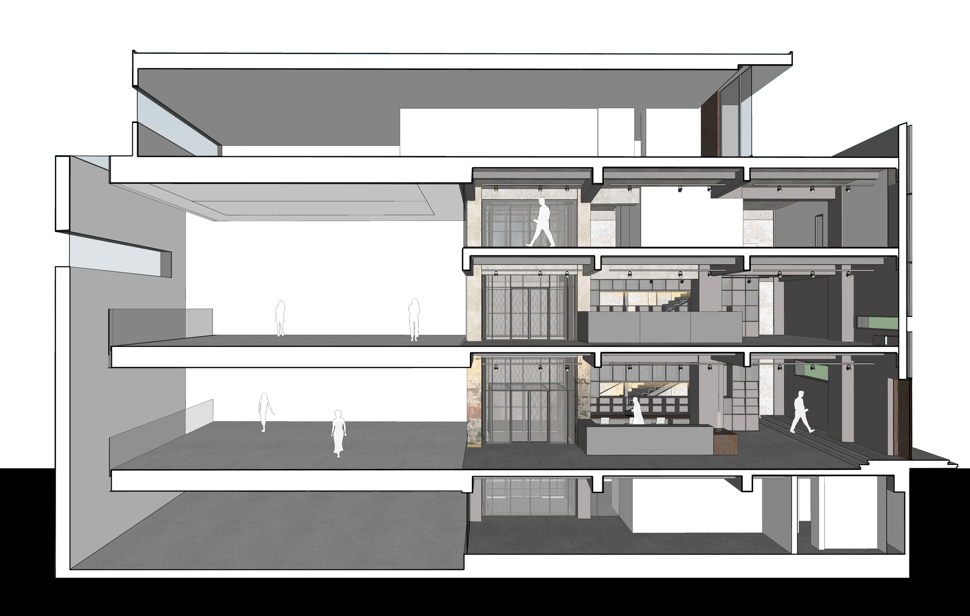 画廊 Pilevneli 展览馆,旧建筑的新生长 / Emre Arolat Architecture - 18