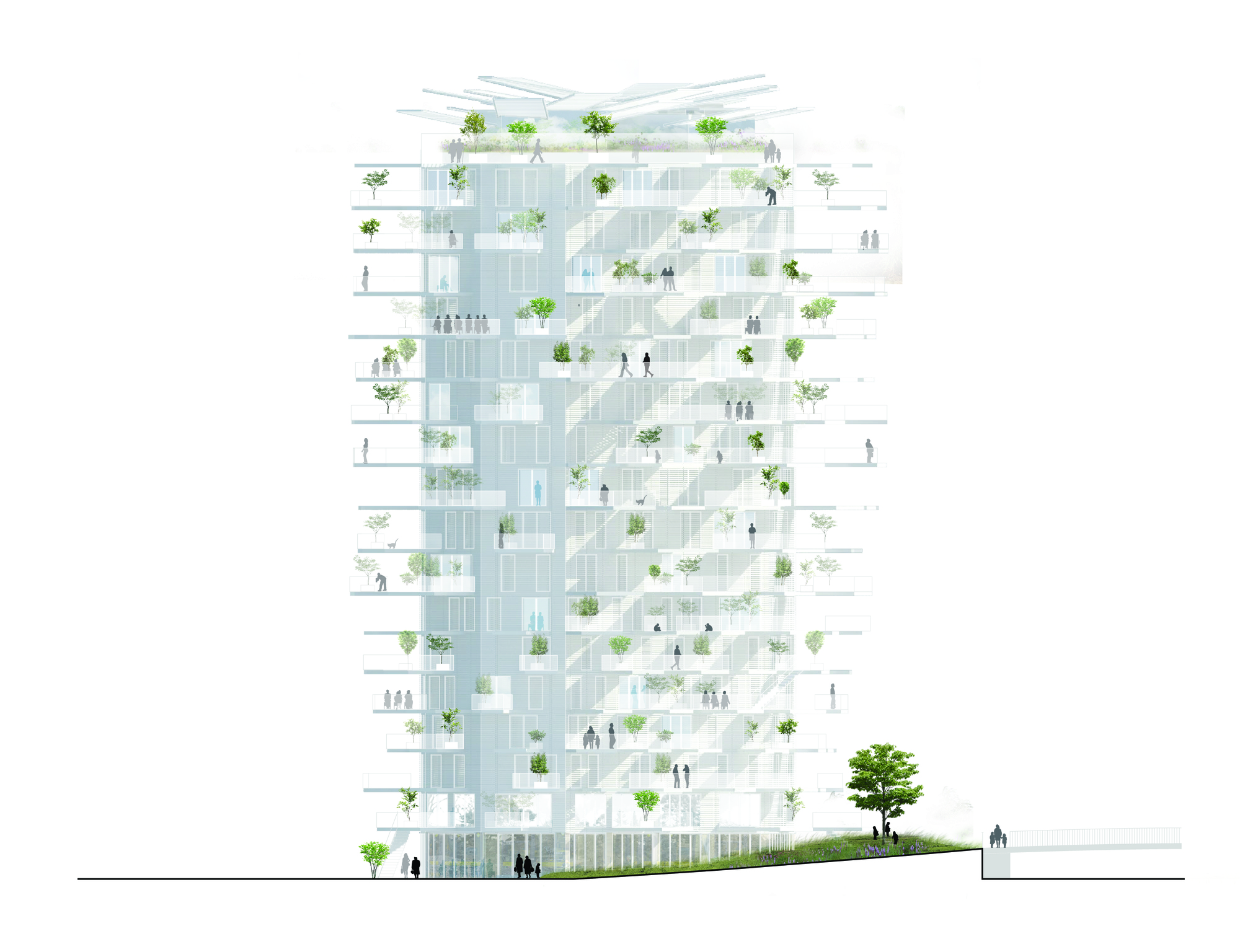 遠藤於菟　西洋住宅百圖 續篇 画廊法国白色树塔住宅/ 藤本壮介+ Nicolas Laisné + OXO