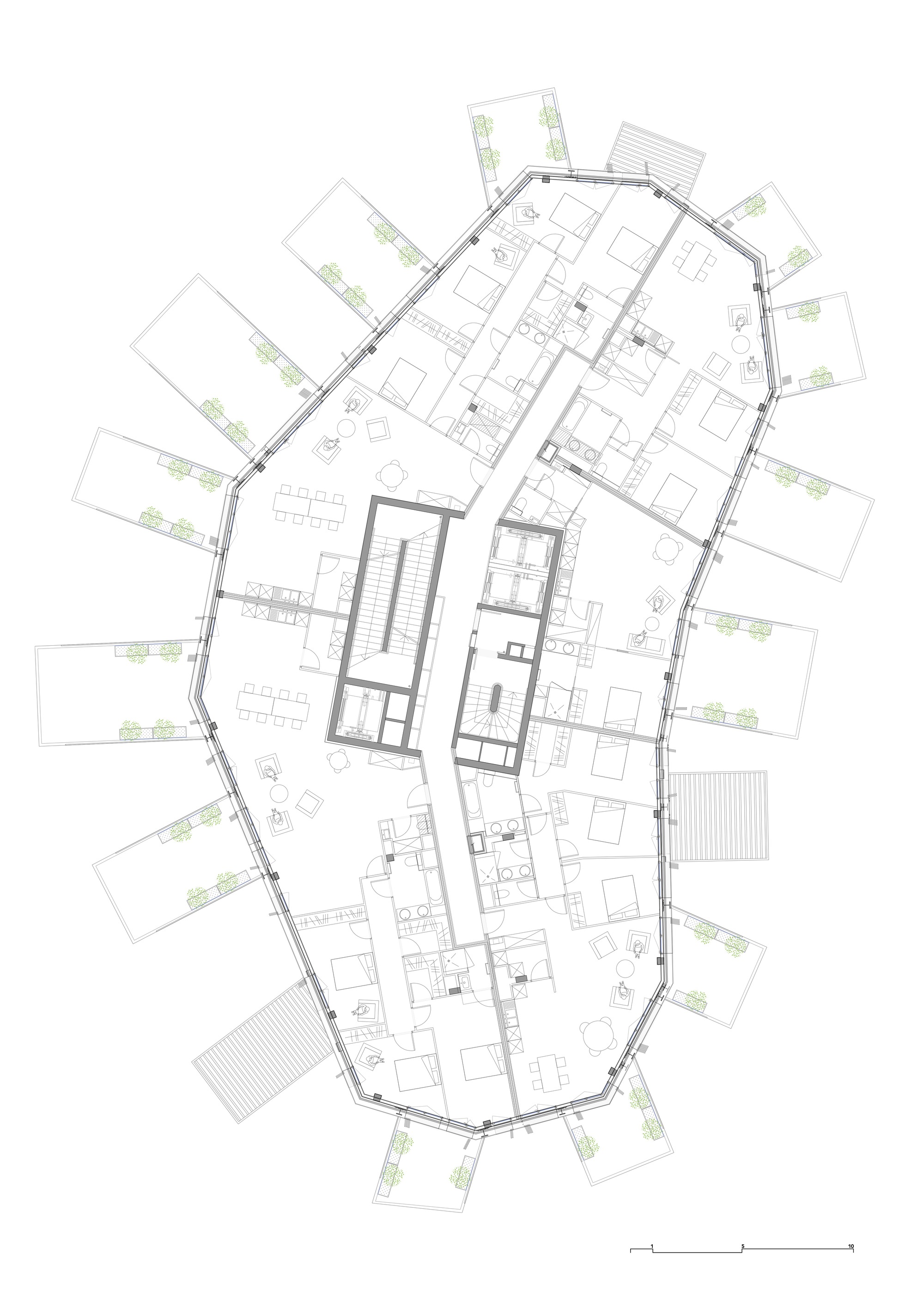Gallery of L'Arbre Blanc Residential Tower / Sou Fujimoto