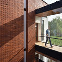 Maziar Brick House / Naghshekhak (NK Architects) - Interior Photography, Brick, Facade, Windows, Handrail