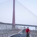 Yangjing Canal Pedestrian Bridge / Atelier Liu Yuyang Architects - Exterior Photography, Pedestrian Bridge, Fence
