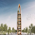 SUPERSPACE 公布‘萨格勒布木结构观景塔及垂直森林’方案 - Image 3 of 4