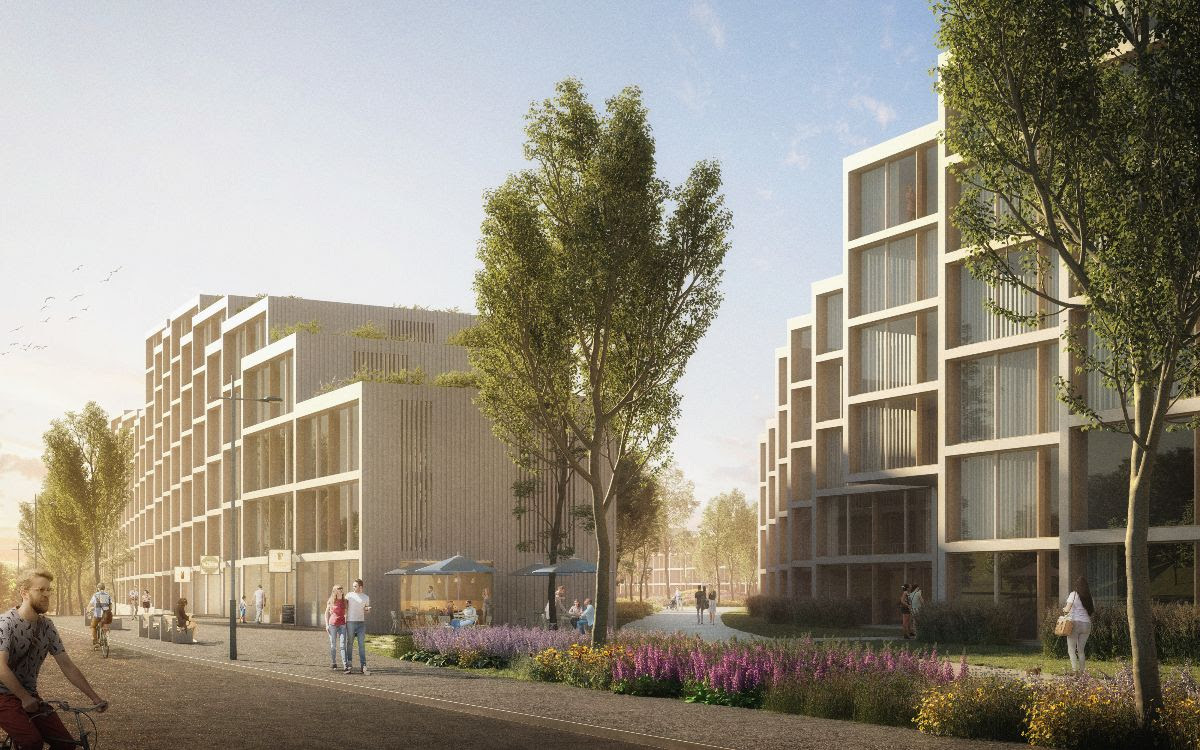 Gallery of Benthem Crouwel Design Landscaped Residential District in ...