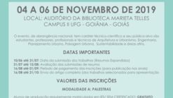 2º Seminário De Planejamento, Paisagem Urbana e Sustentabilidade - II SEPPAS (2019)