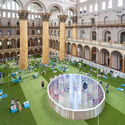 Rockwell Group's LAB Creates a "Lawn" for the National Building Museum - Image 2 of 4