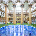 Rockwell Group's LAB Creates a "Lawn" for the National Building Museum - Image 1 of 4