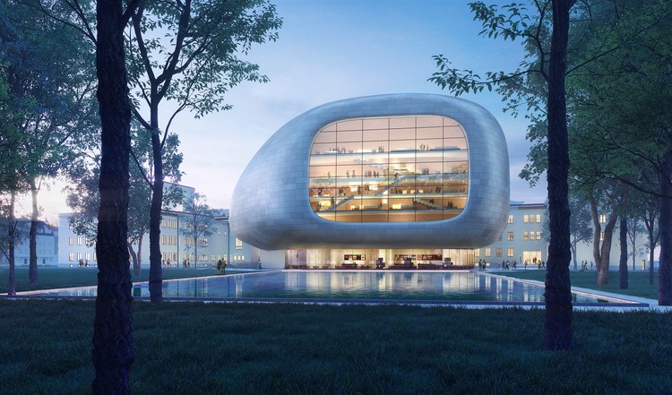 Steven Holl's Czech Concert Hall is an "Instrument in its Case" - Featured Image