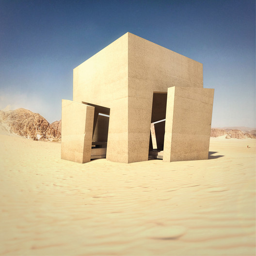 Christophe Benichou Architecture Designs Minimalist Desert Residence Christophe Benichou Architecture Designs Minimalist Desert Residence - Image 2 of 7