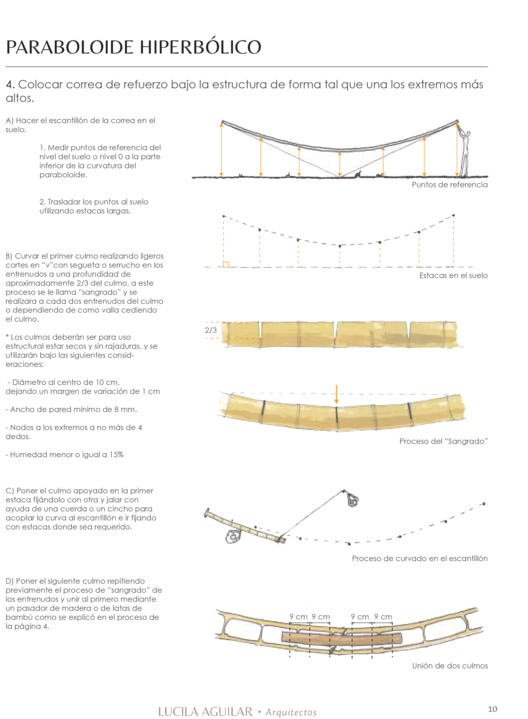 Learn how to design a hyperbolic paraboloid bamboo roof - Image 10 of 11