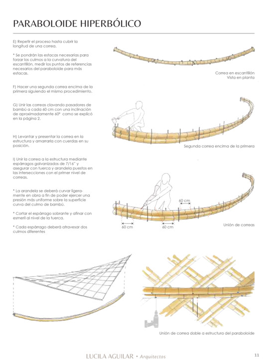 Learn how to design a hyperbolic paraboloid bamboo roof - Image 7 of 11