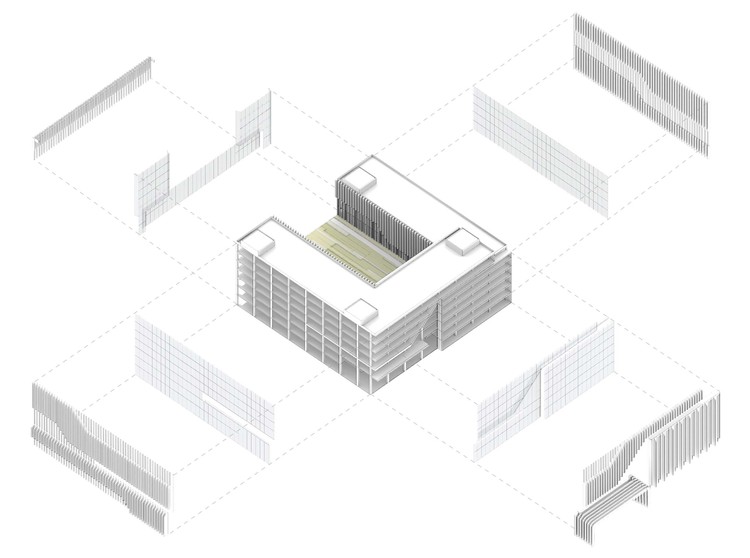 Curtain Wall System (Transparent Skin + Cloud Clothes)