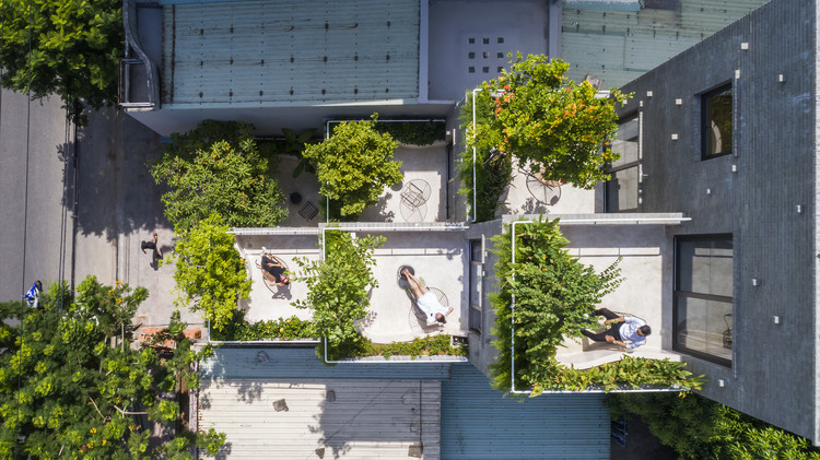 Green Peace Village  / Ho Khue Architects - Windows, Facade, Garden