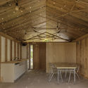 Knot-hole House / ICADA - Houses, Beam, Chair, Lighting, Table