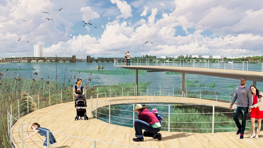 West 8 Wins Middle Branch Competition to Revitalize Baltimore's Waterfront - Image 1 of 8