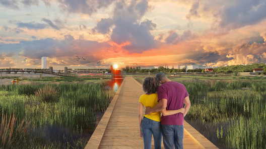 West 8 Wins Middle Branch Competition to Revitalize Baltimore's Waterfront - Image 3 of 8