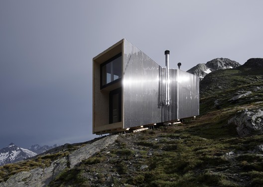 On Mountain Hut Cabin / Thilo Alex Brunner On Mountain Hut Cabin / Thilo Alex Brunner - Image 7 of 19