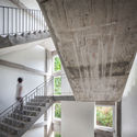 Women’s Dormitory & Meditation Building / Walllasia - Interior Photography, Windows, Handrail, Beam