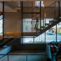 100 Stewart Hotel and Apartments / Olson Kundig - Interior Photography, Stairs, Windows