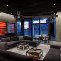 Dallas Apartment / Olson Kundig - Interior Photography, Apartment Interiors, Table, Lighting, Chair