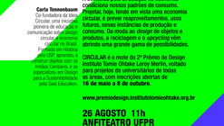 Palestra "O Design do Contemporâneo - Design Circular"