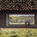 Conceptual Wall of Logs by Christophe Benichou  - Image 3 of 4