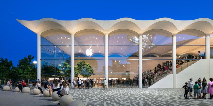 Nova Apple Store de Foster + Partners celebra o patrimônio naval de Miami - Imagem de Destaque