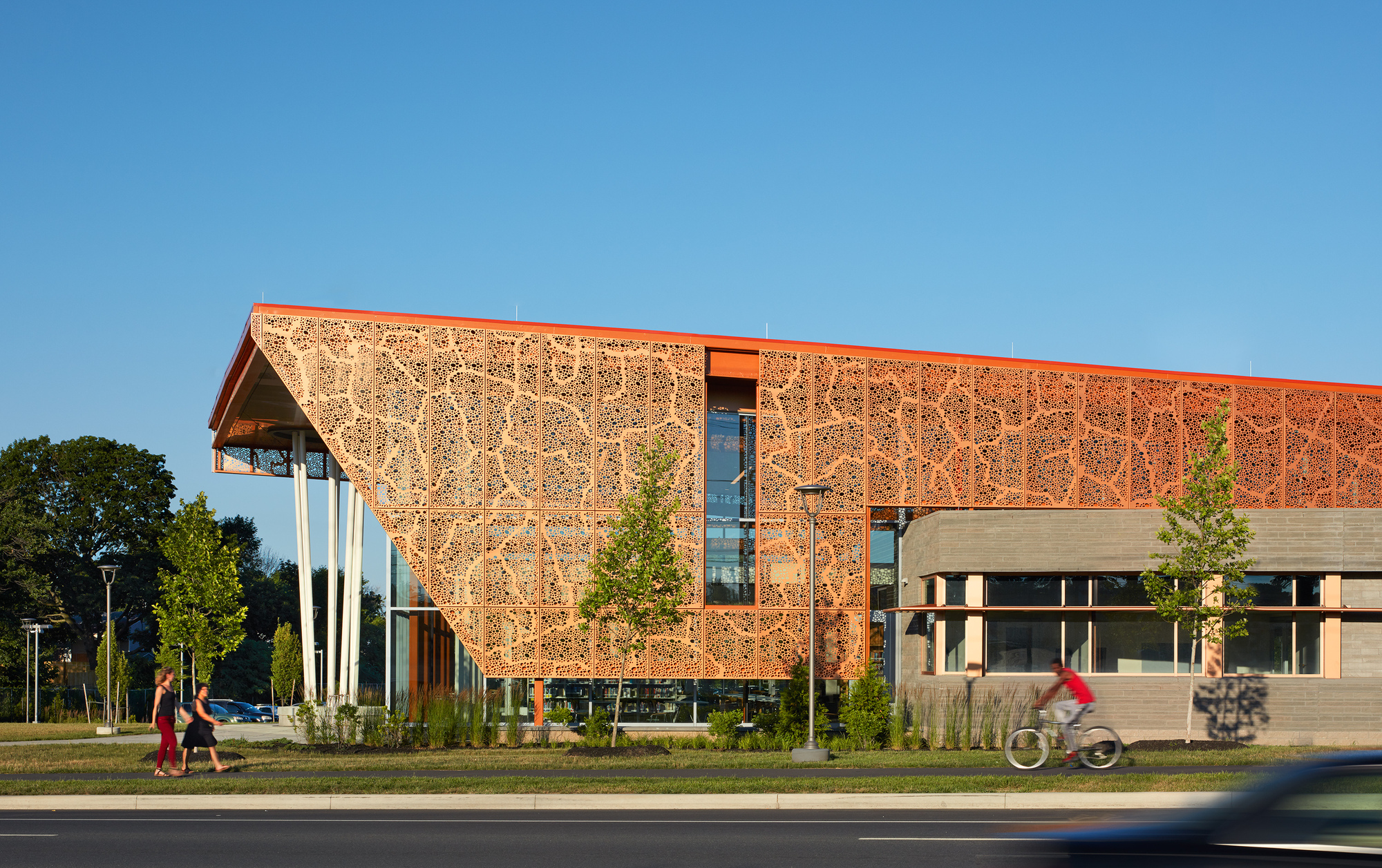 Gallery of Route 9 Library / Perkins and Will 14