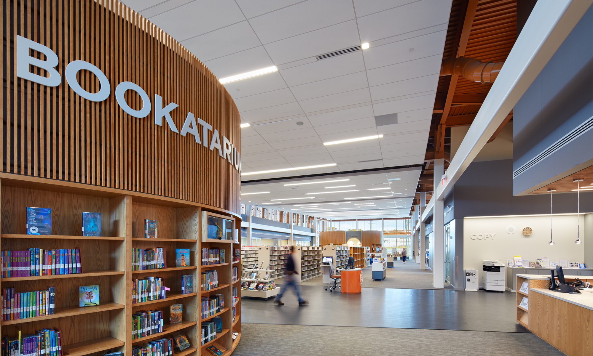 Gallery of Route 9 Library / Perkins and Will 19