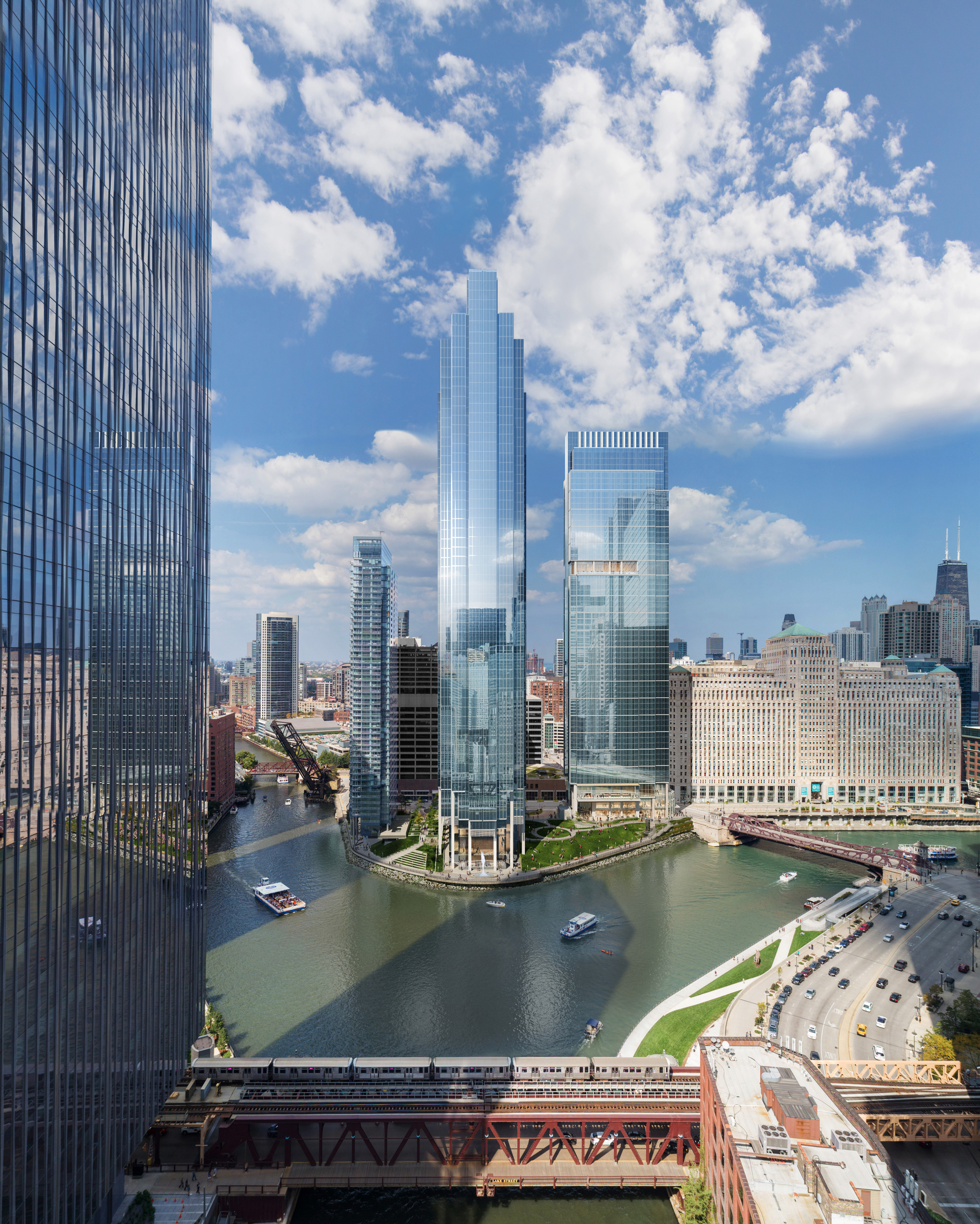 Вест сайд чикаго. Чикаго мичиган. Вулф пойнт город. Wolf point. Небоскребы 60-.