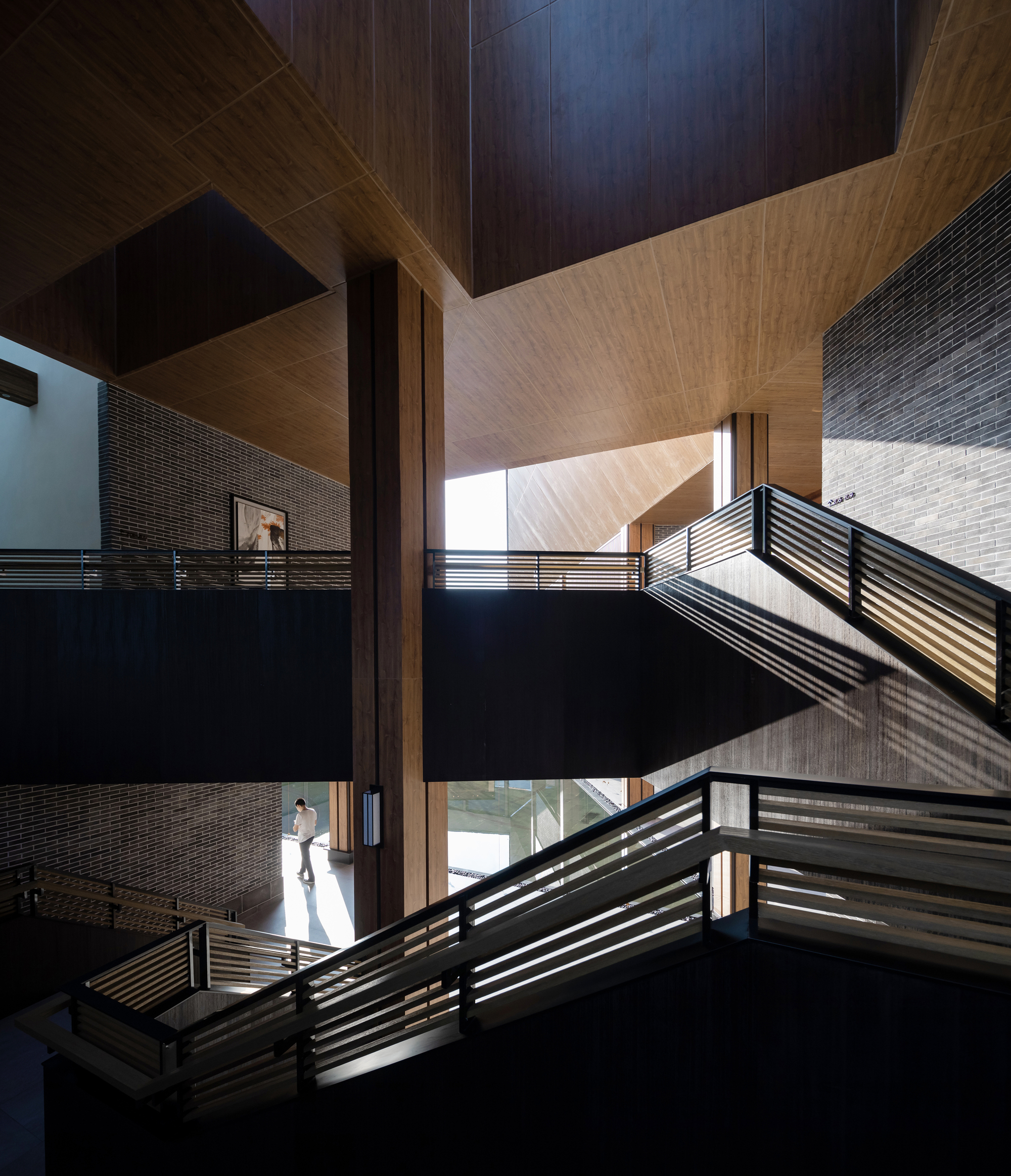 画廊 九华山莲花小镇 · 正清和雅禅院 / 上海日清建筑设计 - 23