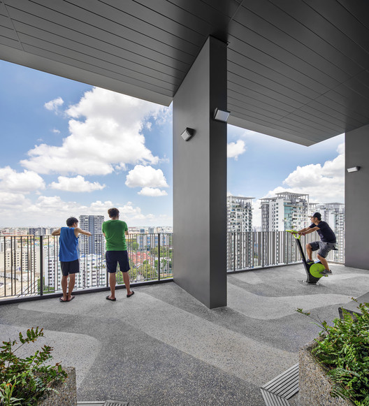 Community Housing in Kallang Whampoa / LOOK Architects - Fence, Facade